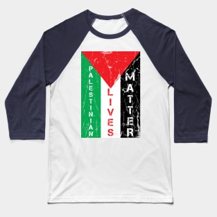 Vintage Free Palestine - Palestinian Lives Matter Baseball T-Shirt